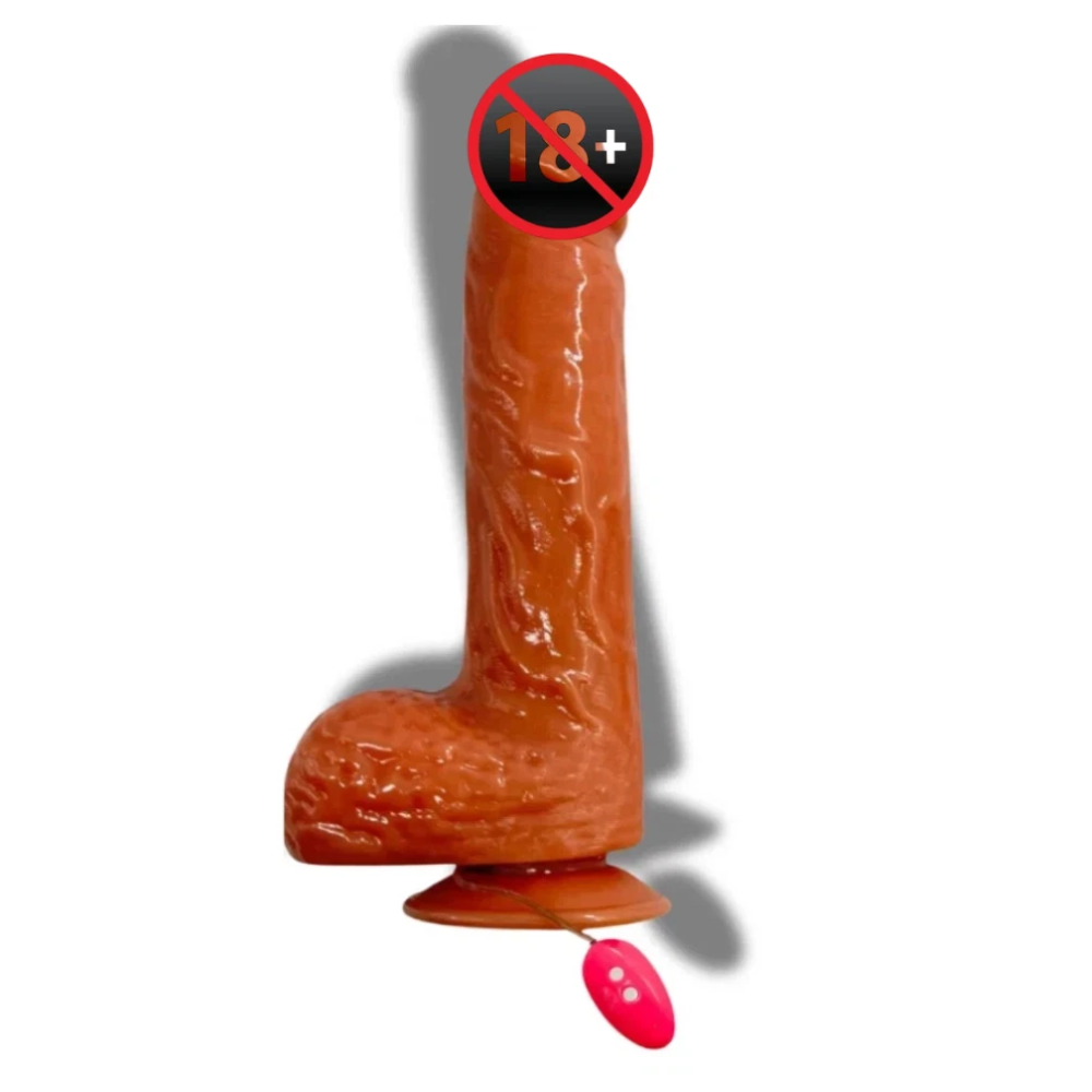 Mr Girthy 9.5 inch realistic vibrating dildo