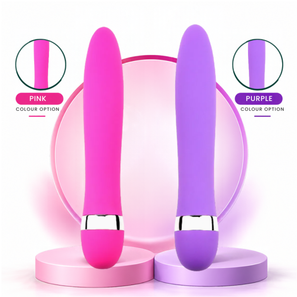 Intense Sinner Bullet Vibrator in pink with smooth silicone finish and adjustable vibration control