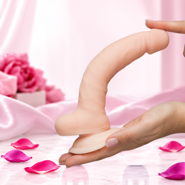 RealRush realistic dildo with hands-free suction base