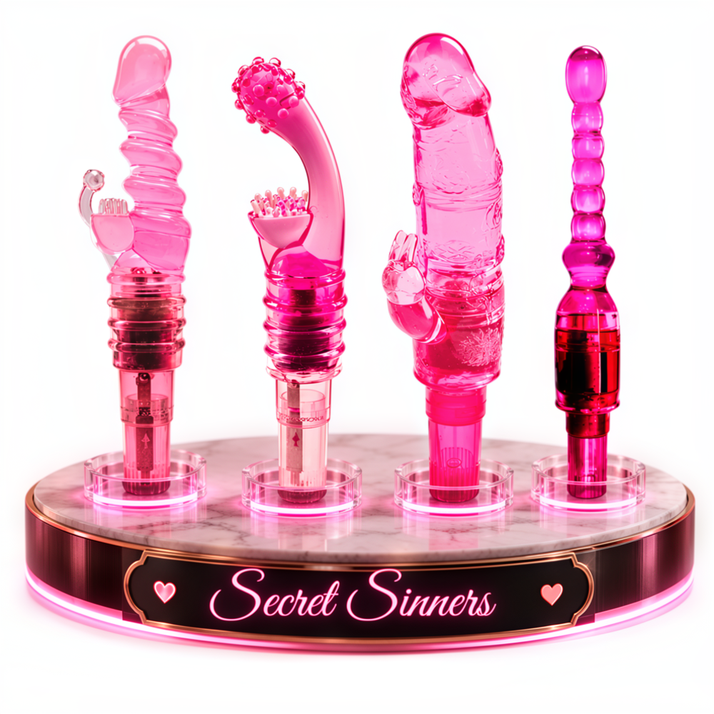 Sinners Pink Power four-piece pink vibrator bundle