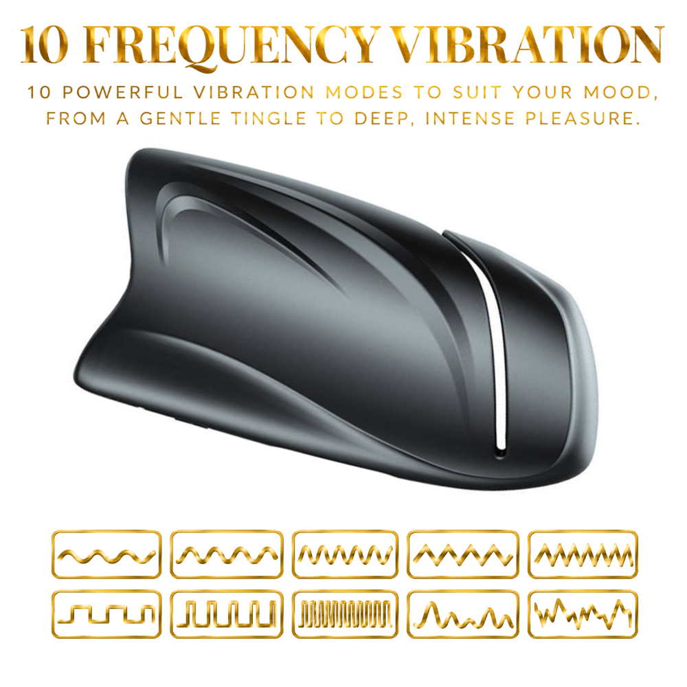 VantaPulse™ 10-Speed Rechargeable Silicone Male Vibrator - Image 2